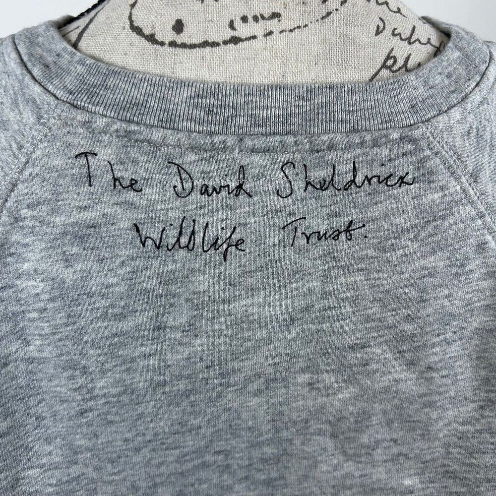 J.Crew Garments for Good David Sheldrick Wildlife Trust Elephant Sweatshirt - Picture 5 of 8